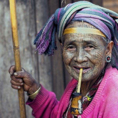 Beautiful Smile on a Tattooed Face