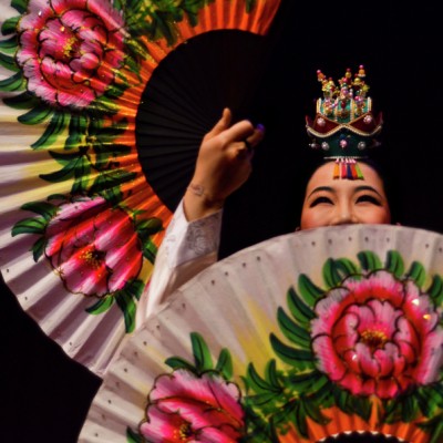 Korean Fan Dancer