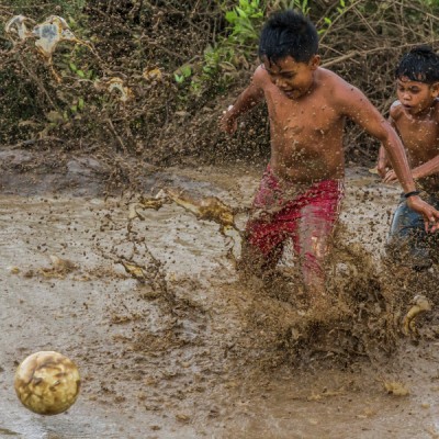 Sepak Bola Lumpur (Mud Football)