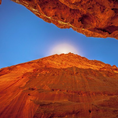 Sandstone Passage Of Petra