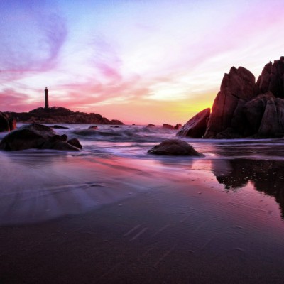 Purple sunset