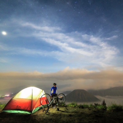 spent the night in bromo