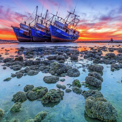 Abandoned shipwrecked