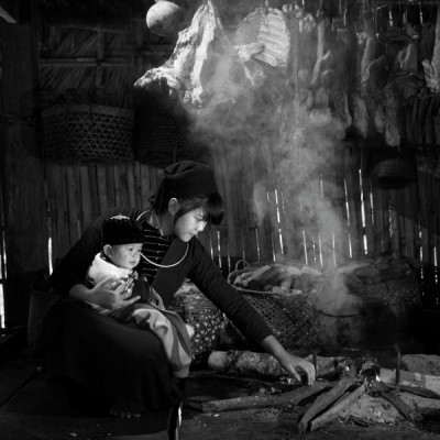 New Year's Day kitchen fire