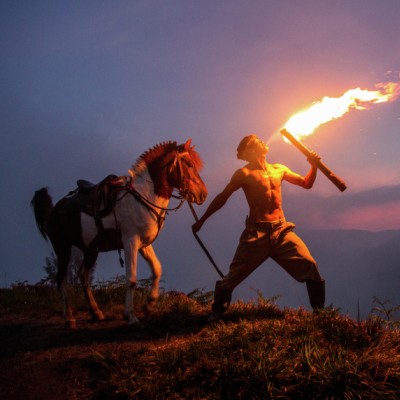 Tengger Horseman of Mt Bromo