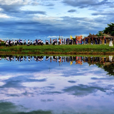 Autumn festival at the economic village ÄÃ¢m chuá»“n