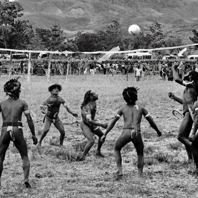 A time for a volley ball game