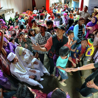 Saweran ceria apa adanya..