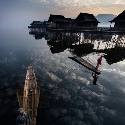 Dawn at Inle Lake