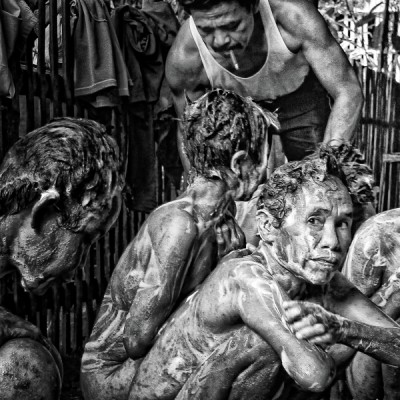 queued for bathed
