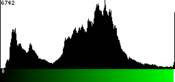 Green Histogram