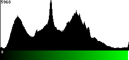 Green Histogram