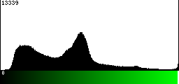 Green Histogram