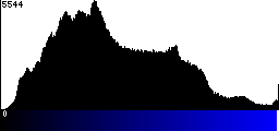 Blue Histogram