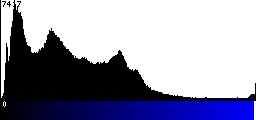 Blue Histogram