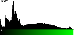 Green Histogram