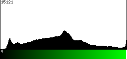 Green Histogram