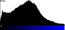 Blue Histogram
