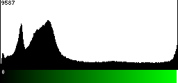 Green Histogram