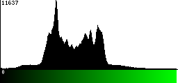 Green Histogram