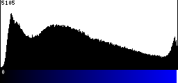 Blue Histogram
