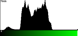 Green Histogram