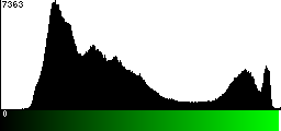 Green Histogram