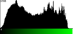 Green Histogram