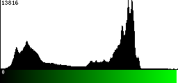 Green Histogram