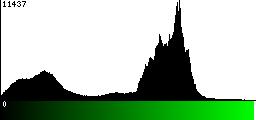 Green Histogram