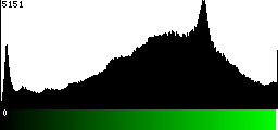 Green Histogram