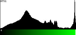 Green Histogram