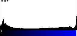 Blue Histogram