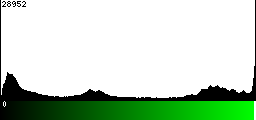 Green Histogram