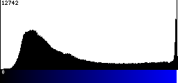 Blue Histogram