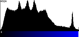 Blue Histogram