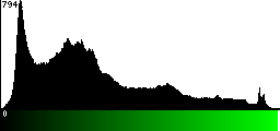 Green Histogram