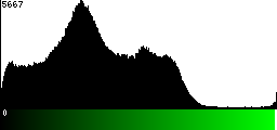 Green Histogram