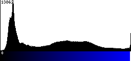 Blue Histogram