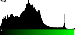 Green Histogram