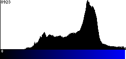 Blue Histogram