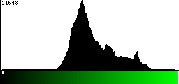 Green Histogram