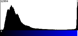Blue Histogram