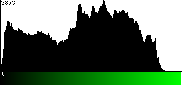 Green Histogram