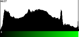Green Histogram