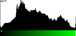 Green Histogram