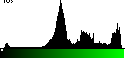 Green Histogram