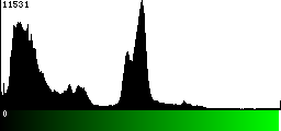 Green Histogram