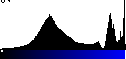 Blue Histogram