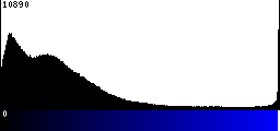 Blue Histogram